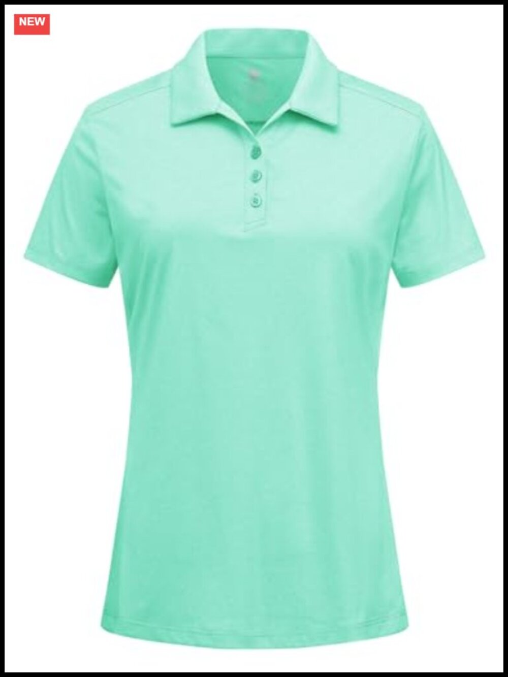 Women's Polo Shirts Golf Tennis Tops 3 Button UPF 50 UV Sun Protection Quick Dry